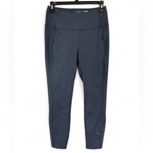 L.L.Bean Womens Leggings Small Reg Charcoal Gray UPF 50 Stretch Athletic Hiking